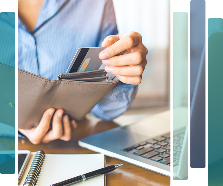 Balance Transfer image with card and wallet Balance Transfer image with card and wallet
